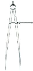STARRETT 83A-12 Yankee Spring-Type Dividers, 12" Size and Capacity, Solid Nut, Flat Leg (83A-12)