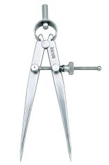 STARRETT 83A-4 Yankee Spring-Type Dividers, 4" Size and Capacity, Solid Nut, Flat Leg (83A-4)