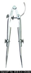 STARRETT 85B Carpenters and Sheet Metal Workers Improved Extension Divider with caliper legs (85B)