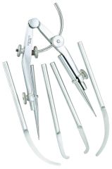 STARRETT 85C Carpenters and Sheet Metal Workers Improved Extension Divider with caliper legs (85C)