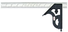 STARRETT C11H-12-4R 12" Combination Square with Square Head (C11H-12-4R)