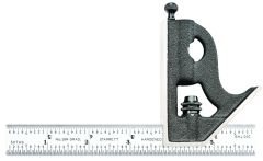 STARRETT C11H-6-16R 6" Combination Square with Square Head (C11H-6-16R)