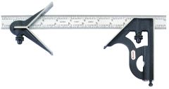STARRETT C11HC-12-4R 12" Combination Square with Square and Center Head (C11HC-12-4R)