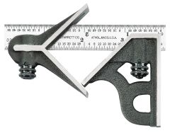 STARRETT C11HC-4-4R 4" Combination Square with Square and Center Head (C11HC-4-4R)