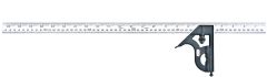 STARRETT C11MEH-600 600mm and 23-1/2" Combination Square with Square Head (C11MEH-600)