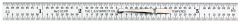 STARRETT C310K-6 Steel Rule with Inch Graduation (C310K-6)