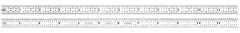 STARRETT C316R-12 Full Flexible Steel Rule with Inch Graduations (C316R-12)