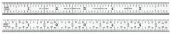 STARRETT C316R-6 Steel Rule with Inch Graduation (C316R-6)