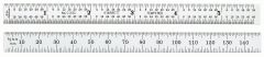 STARRETT C331-150 Full-Flexible Steel Rule with Millimeter and Inch Graduations (C331-150)