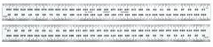 STARRETT C335S-300 300mm Semi-Flexible Steel Rule with Millimeter Graduations, Graduations at mm and 1/2mm on both sides. Features Single Row of Inch Figures (C335S-300)