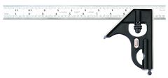 STARRETT C33H-12-16R 12" Combination Square with Square Head (C33H-12-16R)