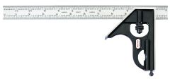 STARRETT C33H-12-4R 12" Combination Square with Square Head (C33H-12-4R)
