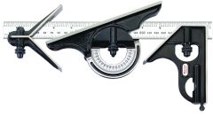 STARRETT C434ME-300 300 and 11-3/4" Combination Set with Square, Center and Reversible Protractor Head and Blade (C434ME-300)