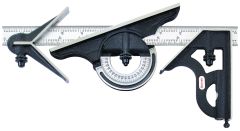 STARRETT C435-12-4R 12" Combination Set with Square, Center and Reversible Protractor Head and Blade (C435-12-4R)