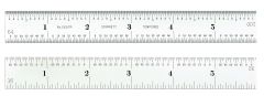STARRETT C607R-6 Spring-Tempered Steel Rules with Inch Graduations (C607R-6)