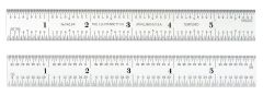 STARRETT C616R-6 Spring-Tempered Steel Rules with Inch Graduations (C616R-6)