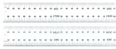 STARRETT C635-1800MM 1800mm Heavy Spring-Tempered Steel Rule with Millimeter Graduations, Graduations at mm and 1/2mm on Both Sides (C635-1800MM)