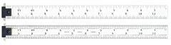 STARRETT CD604R-12 Spring Tempered Steel Rule with Inch Graduations (CD604R-12)