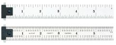 STARRETT CD604R-6 Spring-Tempered Steel Rule with Inch Graduations (CD604R-6)