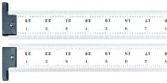 STARRETT CH416R-24 Heavy Spring Tempered Steel Rule with Inch Graduations (CH416R-24)