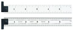 STARRETT CH604R-6 Spring-Tempered Steel Rule with Inch Graduations (CH604R-6)