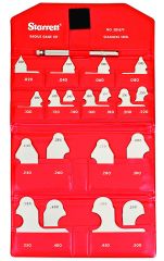 STARRETT SD167FHZ Radius Gage Set Decimal-Inch (SD167FHZ)