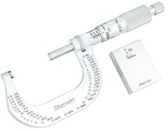 STARRETT T1212XRL Stainless Steel Micrometer (T1212XRL)