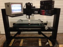 Micro-Vu Manual Matrix 24"x18"x6" Video Comparator (Black)